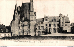 Delcampe - N°25639 Z -cpa Château De Fontaine Henri - Castillos