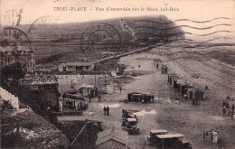 Delcampe - CRIEL PLAGE VUE D'ENSEMBLE SUR LE MONT JOLI BOIS 1929 - Criel Sur Mer