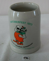 Delcampe - C196 Chope En Grès - Oktoberfest - Shape - 1973 - Sonstige & Ohne Zuordnung