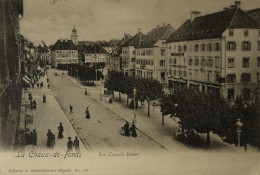 Suisse (NE) Schweiz - La Chaux De Fonds // Rue Leopold Robert 1904 - La Chaux-de-Fonds