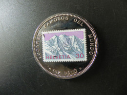 Equatorial Guinea 1000 Francos 1996 - Lugares Famosos Del Mundo - Piz Palü - Guinea Equatoriale
