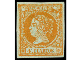* ESPAÑA. 4 Cuartos Naranja. LUJO. Ed.52. - Other & Unclassified