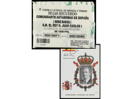 (*) ESPAÑA: PRUEBAS OFICIALES FNMT. 1995. AUTONOMÍAS. 20 Valores. 10 Juegos En Paquete Original De La F.N.M.T. (abierto) - Other & Unclassified