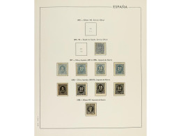 LOTES Y COLECCIONES. ESPAÑA. Colección En álbum Edifil De 1850 A 1949. Poco Representada La Parte Clásica Aunque Hay Alg - Other & Unclassified