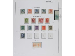 LOTES Y COLECCIONES. ESPAÑA. Resto De Colección En 2 álbumes De 1850 A 1953. Parte Clásica Poco Representada Sin Valorar - Other & Unclassified