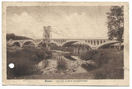 Delcampe - PONT SUR LA LOIRE EN CONSTRUCTION.- FEURS.- ( FRANCIA ) - Feurs