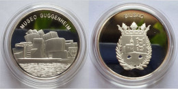 Medalla Turística De BILBAO 33 Mm : MUSEO GUGGENHEIM / Escudo Bilbao - Altri & Non Classificati