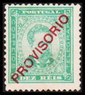 Delcampe - 1892. PORTUGAL. PROVISORIO Overprint On 10 DEZ REIS. Hinged.  (Michel 81) - JF546784 - Ungebraucht