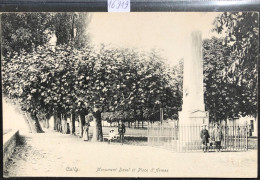 Cully (Vaud) Monument Davel Et Arbres De La Place D'Armes (16'919) - Cully