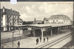 Delcampe - Renens (Vaud) La Gare, Le Quai Abrité Et Les Voies, Vers 1909 (16'927) - Renens