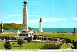 Delcampe - 20-6-2024 (83) UK - Plymouth Lighthouse & Hoe War Memorial - Faros