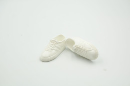 Barbie Accesoires '50-'60 - KEN WHITE TENNIS SHOES LATE - Original Vintage Barbie - Ken - Ricky - Skipper - Barbie