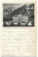 VICOSOPRANO: Hotel Helvetia Mit Kutsche 1906 - Vicosoprano