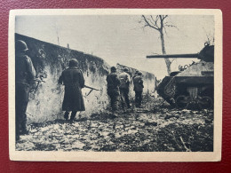 Wittenheim Progression Infanterie Avec Appui De Char 1ère Armée Française Libération - Ici L'Allemagne 27 Janvier 1945 - Wittenheim