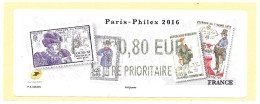 FRANCE LISA 2016 Timbre Distributeur Libre Service Affranchissement LSA Exposition PARIS PHILEX Louis XI Facteur Rural - 2010-... Geïllustreerde Frankeervignetten