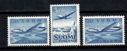 Finland 1963 - 1970  Yv PA 8/9*,  12**, MNH - Ungebraucht
