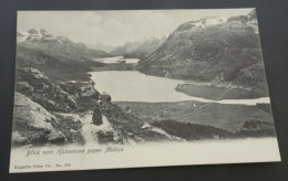 Blick Vom Hahnensee Gegen Maloja - Engadin Press Co. - # 574 - Stampa