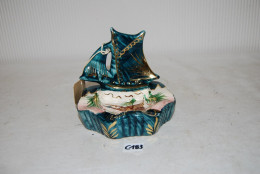 C183 Ancien Cendrier - H Becquet Quaregnon Belgium 47 Frs 1 - Porcelain