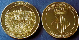 MONEDA Medalla Souvenir ESPAÑA (Atelier Des Trésors): BESALÚ Catalunya "Munnus Turissa" - Altri & Non Classificati