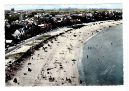 Delcampe - 22 COTE D'ARMOR ERQUY PLAGES Plage Du Bourg EN AVION AU DESSUS DE...  Plan Peu Courant - Erquy