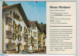 Matrei Am Brenner - Haus Steiner - Rechnung Vom 5. 8. 1984 - Auto - Matrei Am Brenner