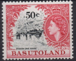 BASUTOLAND/1964/MNH/SC#91/ QUEEN ELIZABETH II / QEII/ PICTORIAL / CENTS / 50c / WMK 314 - 1965-1966 Autonomia Interna