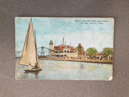 Royal Hamilton Yacht Club House The Piers Hamilton Canada Carte Postale Postcard - Hamilton