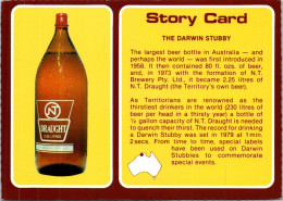 30-6-2024 (114) Australia - NT  The Story Of DARWIN STUBBY (beer) - Darwin