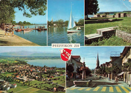[-5%] SUISSE - Pfaffikon ZH - Multi-vues De Différents Endroits à Pfaffikon - Animé - Carte Postale - Pfäffikon