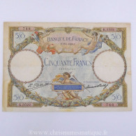 50 Francs LOM 19.1.1929, K.3522/748, TB - 50 F 1927-1934 ''Luc Olivier Merson''