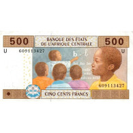 ÉTATS DE L'AFRIQUE CENTRALE - CAMEROUN - PICK 206 U - 500 FRANCS 2002 - TTB+ - Cameroon