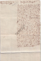 Leuven Universiteit, Faculteit Theologie - Copie Brief Comte De Murray 1787 Betreffende Groot Seminarie  (V3249) - Manuscripts