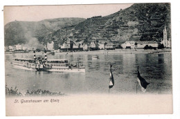 Delcampe - ALLEMAGNE St Goarshausen Am Rhein Plan Peu Courant - St. Goar