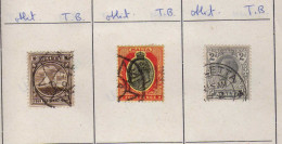 Delcampe - Malte (1904-21) - Bateau De Peche - Edouard VII -George V - Obliteres - Malta