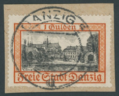 FREIE STADT DANZIG 297 BrfStk, 1938, 1 G. Gelblichrot/schwarz, Zeitgerechte Entwertung, Prachtbriefstück, Kurzbefund Soe - Used