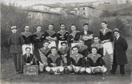 Delcampe - CPA Photo Rugby Le Bois D'Oingt Non Circulé - Rugby