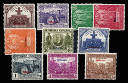 * 620/29. Panamericana Oficial. Cat. 55 €. - Unused Stamps