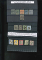 ÁFRICA CENTRAL BRITÁNICA. */Ø 1/4, 4a, 6, 20, 21, * 23, Ø 26, 42/46, * 53, Ø 56, 58, 59/64, * 69 Y Ø 72. Cat. 384 €. - British East Africa