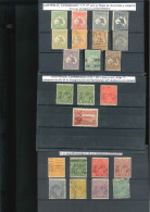 AUSTRALIA. Lote De Sellos Y Series Nuevas Y Usadas, Entre Los Nº 1/11 Y 207/09. Montado En 30 Fichas. Con Valores Intere - Mint Stamps