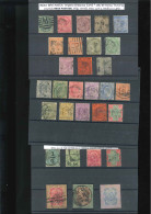 INDIA BRITÁNICA. Ø 33/43, 44/45, 46/51 (sin Nº 47), 57/67, 76/80, 82, 94, 96/98, * 98/107, Ø 147/57, 161/73, * 174/77, 1 - 1854 East India Company Administration