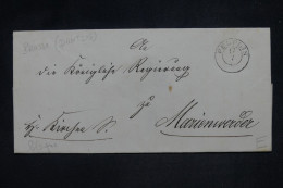 POLOGNE - Lettre De Pelplin Pour Marienwerder - L 153979 - ...-1860 Vorphilatelie