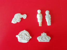 Lot De 5 Fèves Blanches (lot 9) - Oude