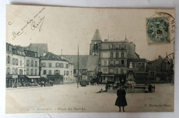 Delcampe - CARTE POSTALE CPA 92 SURESNES PLACE DU MARCHE P Marmuse 3 - Suresnes