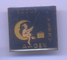 {67317} Pin's " Ecole J. Ferry , Agen " - Administrations