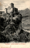 Albulabahn - Schloss Ortenstein Mit Piz Beverin (5172) * 10. 6. 1908 - Domleschg