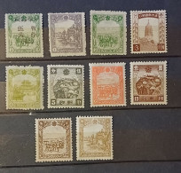 CHINE MANDCHOURIE / LOT DE TIMBRES MH - Manchuria 1927-33