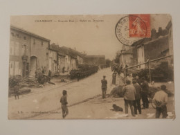 Chambley, Grande Rue, Salut Au Drapeau - Chambley Bussieres