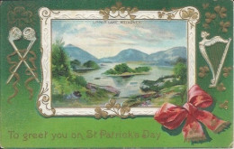 Postcard RA016541 - Ireland St. Saint Patrick's Day Harp Of Erin Go Bragh - Saint-Patrick's Day