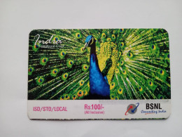 India - Peacock BSNL Rs.100 - India