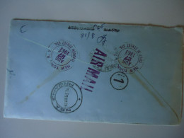 UNITED STATES USA REGISTERED COVER 1931  2 SCAN 5 POSTMARK MACHINE STAMPS EAGLES - Autres & Non Classés